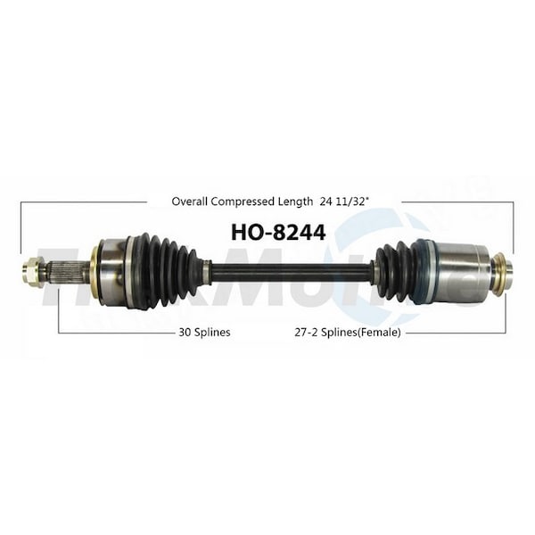 Surtrack Axle Cv Axle Shaft, Ho-8244 HO-8244 - main